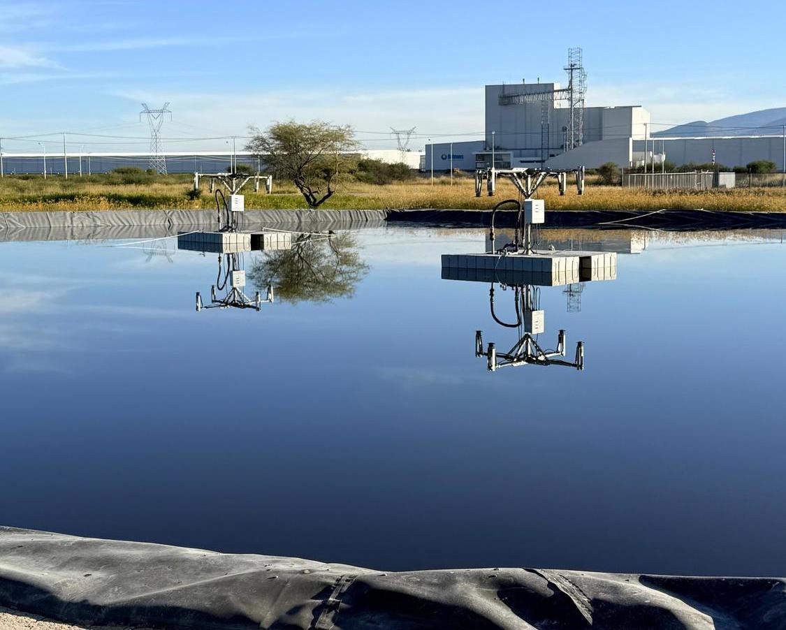 Laguna de lixiviados&nbsp;