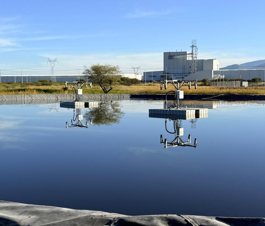 Laguna de lixiviados&nbsp;